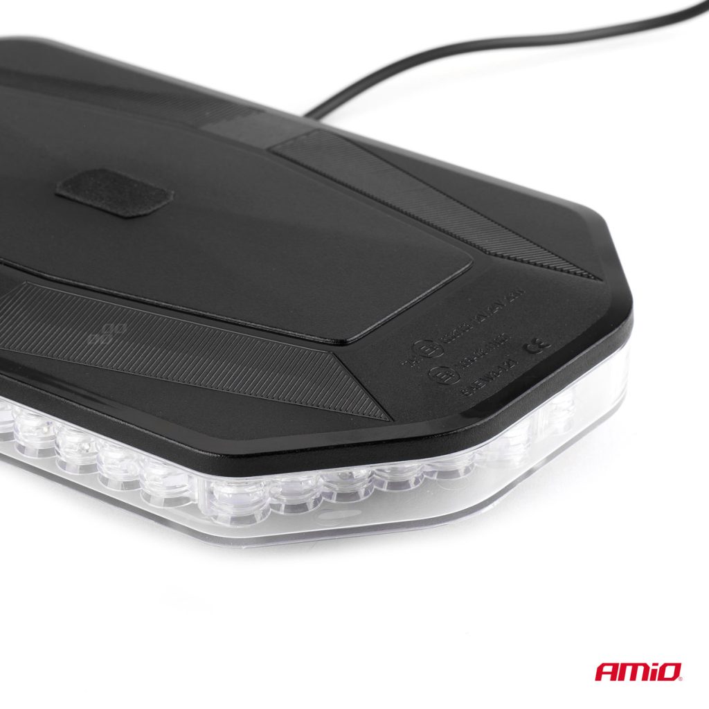Εικόνα 2 από 8 — Amio – ΦΑΡΟΣ/ΜΠΑΡΑ 12>24V 48SMD LED ΠΟΡΤΟΚΑΛΙ ΜΕ ΦΙΣ ΑΝΑΠΤΗΡΑ & ΜΑΓΝΗΤΙΚΗ ΒΑΣΗ 293x171x46mm​ -1 ΤΕΜ. (02920/AM)