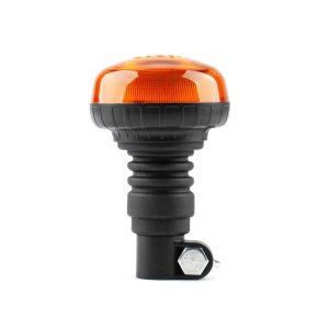 Amio - ΦΑΡΟΣ ΠΕΡΙΣΤΡΕΦΟΜΕΝΟΣ LED MINI 12/24V 18SMD ΕΛΑΣΤΙΚΟΣ ΒΙΔΩΤΟΣ ΠΟΡΤΟΚΑΛΙ 138x86mm -1 ΤΕΜ. (02921/AM)