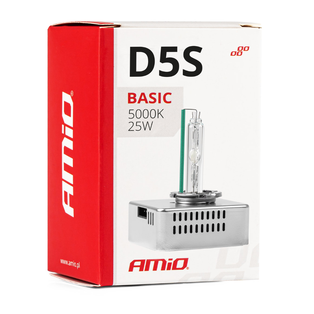 Εικόνα 4 από 4 — Amio – D5S 12V 5.000k 25W ΑΝΤΑΛΛΑΚΤΙΚΗ ΛΑΜΠΑ BASIC – 1 Τεμ. (02941/AM)