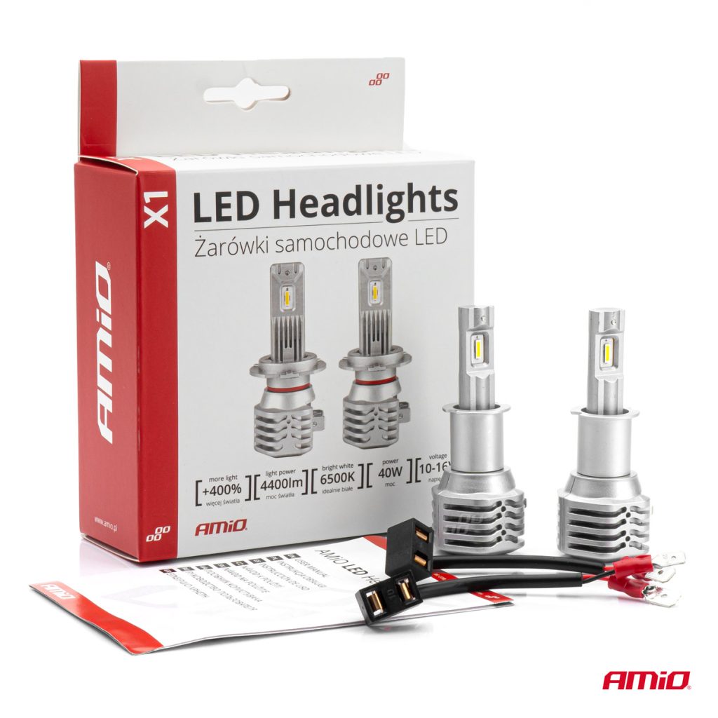 Εικόνα 7 από 7 — Amio – ΛΑΜΠΕΣ LED H3 10-16V 40W 6.500K 4400lm (ΨΥΚΤΡΑ) X1 – 2ΤΕΜ. (02964/AM)
