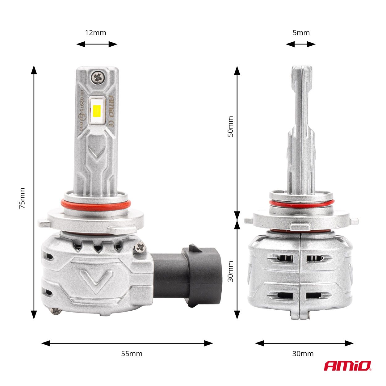 Εικόνα 3 από 6 — Amio – ΛΑΜΠΕΣ LED HB4 10-16V 72W 6.500K 7920lm CAN-BUS (ΑΝΕΜΙΣΤΗΡΑΚΙ) X2 SERIES – 2ΤΕΜ. (02976/AM)