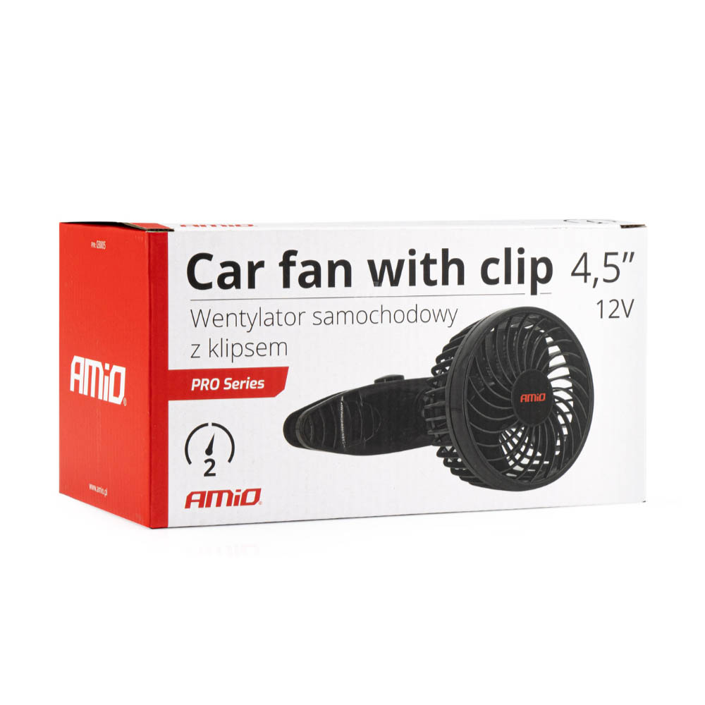 Εικόνα 3 από 3 — Amio – ΑΝΕΜΙΣΤΗΡΑΣ 12V 4,5” (12,2cm) ΜΕ ΦΙΣ ΑΝΑΠΤΗΡΑ 2 ΤΑΧΥΤΗΤΩΝ & ΜΑΝΤΑΛΑΚΙ PRO SERIES – 1 TEM. (03005/AM)
