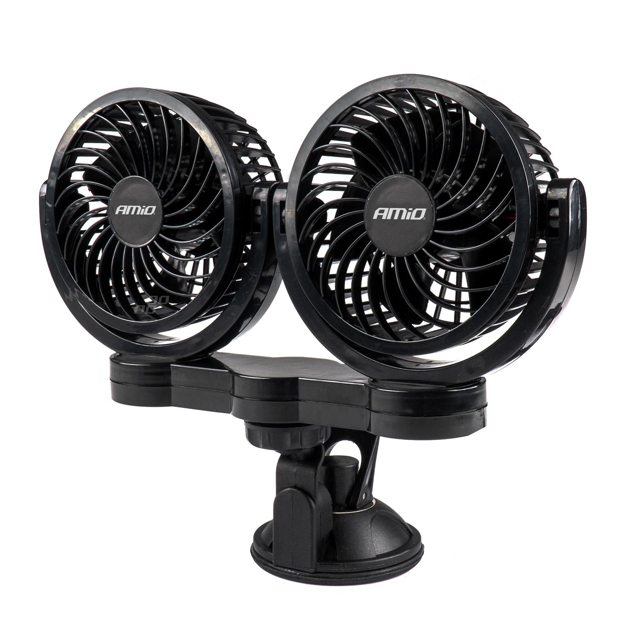 Εικόνα 1 από 7 — Amio – ΑΝΕΜΙΣΤΗΡΑΣ ΔΙΠΛΟΣ 24V 2χ4”(10,8cm) ΜΕ ΦΙΣ ΑΝΑΠΤΗΡΑ 2 ΤΑΧΥΤΗΤΩΝ ΜΕ ΒΕΝΤΟΥΖΑ PRO SERIES – 1 ΤΕΜ. (03011/AM)