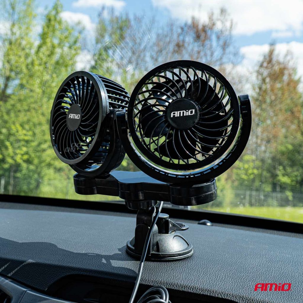 Εικόνα 2 από 7 — Amio – ΑΝΕΜΙΣΤΗΡΑΣ ΔΙΠΛΟΣ 24V 2χ4”(10,8cm) ΜΕ ΦΙΣ ΑΝΑΠΤΗΡΑ 2 ΤΑΧΥΤΗΤΩΝ ΜΕ ΒΕΝΤΟΥΖΑ PRO SERIES – 1 ΤΕΜ. (03011/AM)
