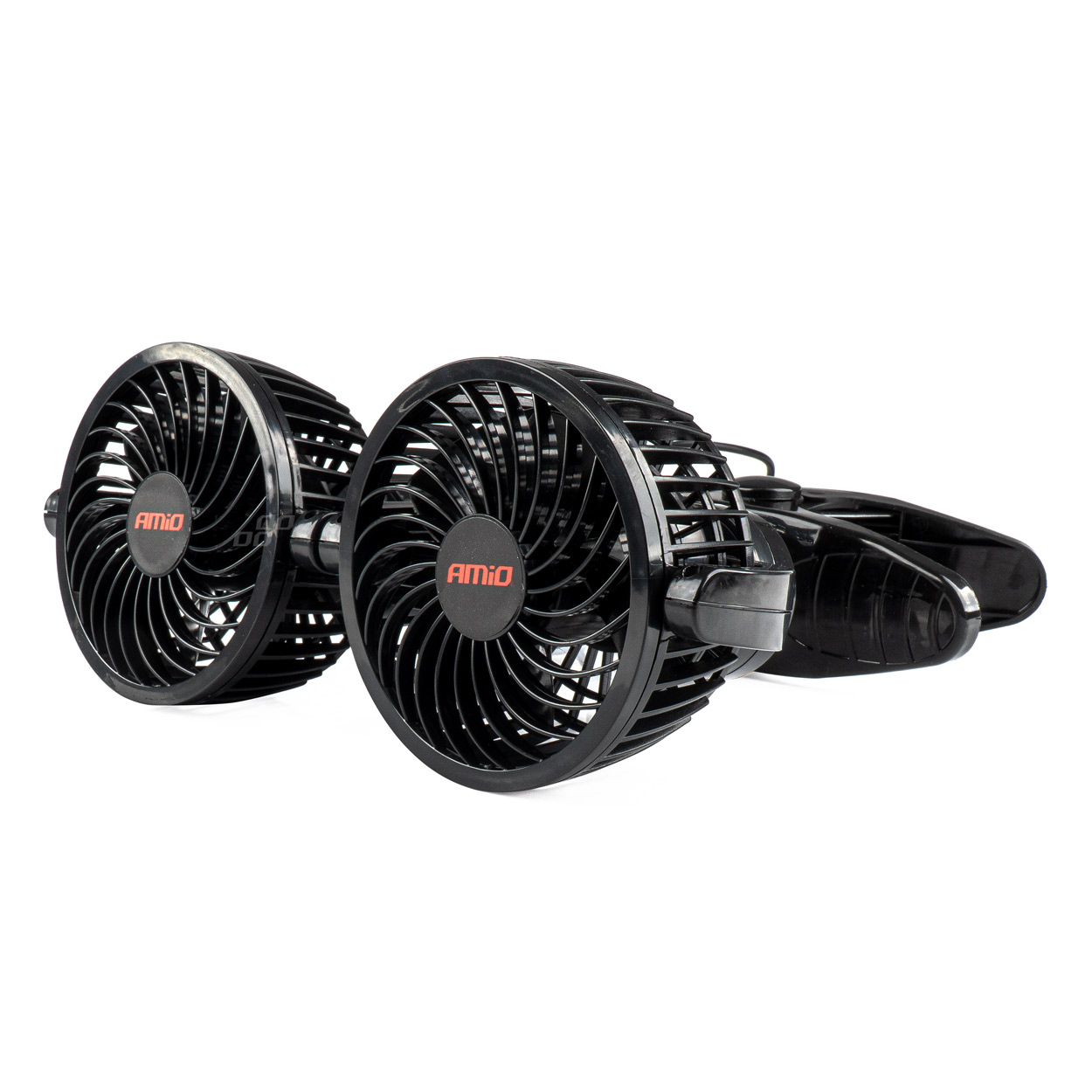 Εικόνα 1 από 6 — Amio – ΑΝΕΜΙΣΤΗΡΑΣ ΔΙΠΛΟΣ 12V 2χ4”(10,8cm) ΜΕ ΦΙΣ ΑΝΑΠΤΗΡΑ/2 ΤΑΧΥΤΗΤΩΝ/ ΜΕ ΜΑΝΤΑΛΑΚΙ PRO SERIES – 1 TEM. (03012/AM)