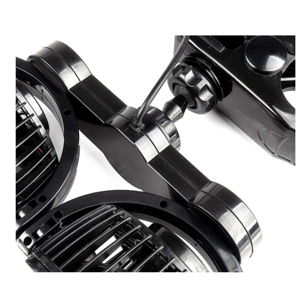 Εικόνα 2 από 5 — Amio – ΑΝΕΜΙΣΤΗΡΑΣ ΔΙΠΛΟΣ 24V 2χ4”(10,8cm) ΜΕ ΦΙΣ ΑΝΑΠΤΗΡΑ/2 ΤΑΧΥΤΗΤΩΝ/ ΜΕ ΜΑΝΤΑΛΑΚΙ PRO SERIES – 1 ΤΕΜ. (03013/AM)