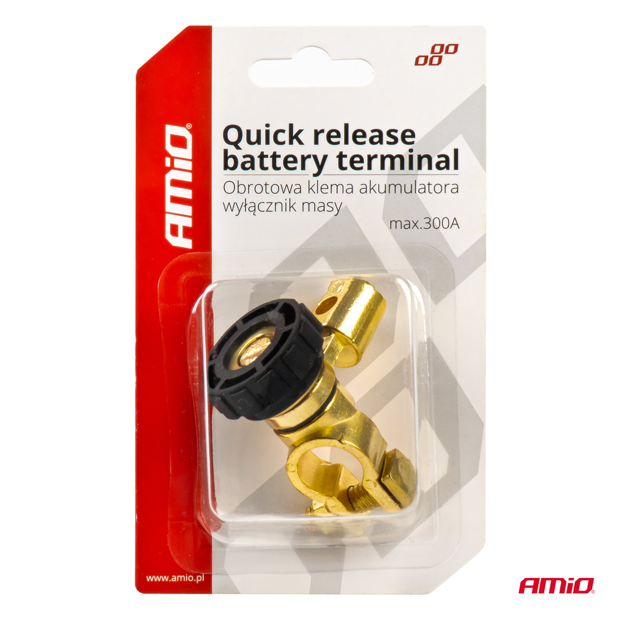 Εικόνα 4 από 4 — Amio – ΠΟΛΟΣ ΑΣΦΑΛΕΙΑΣ ΜΠΑΤΑΡΙΑΣ QUICK REALEASE ΤΑΧΕΙΑΣ ΑΠΟΔΕΣΜΕΥΣΗΣ (ΑΚΡΟΔΕΚΤΗΣ) max300A​ – 1 TEM. (03021/AM)