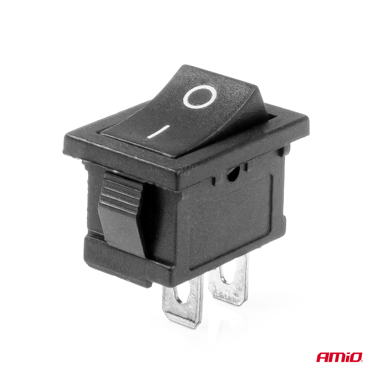 Εικόνα 2 από 5 — Amio – ΔΙΑΚΟΠΤΗΣ ON/OFF 3 ΕΠΑΦΩΝ 12V 20A 12mm x 19mm ΜΑΥΡΟΣ – 1 ΤΕΜ. (03082/AM)