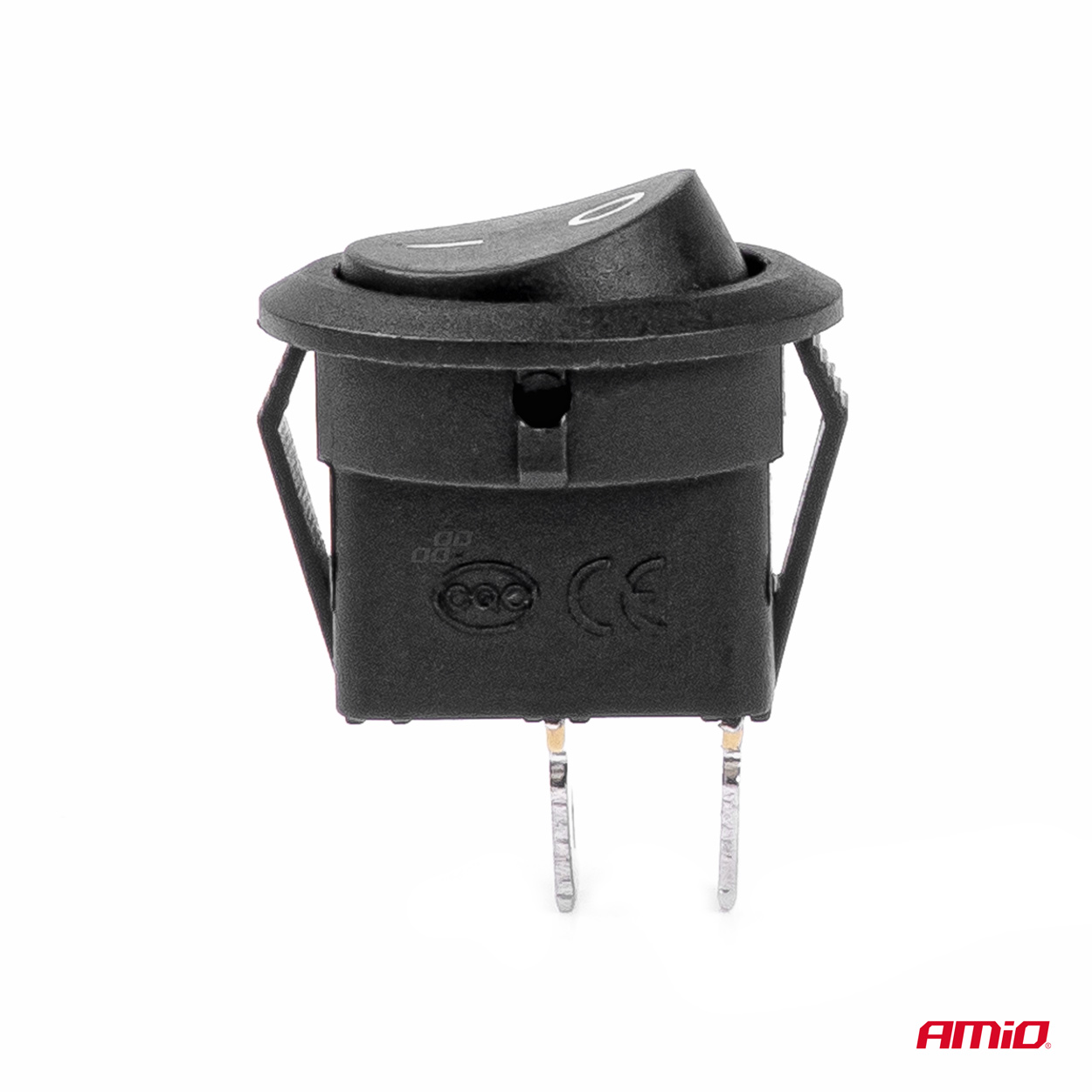 Εικόνα 3 από 5 — Amio – ΔΙΑΚΟΠΤΗΣ ON/OFF 2 ΕΠΑΦΩΝ 12V 20A ΣΤΡΟΓΓΥΛΟΣ Φ20mm ΜΑΥΡΟΣ – 1 τεμ. (03083/AM)