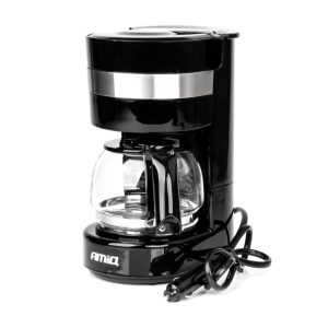 Amio - ΚΑΦΕΤΙΕΡΑ ΦΙΛΤΡΟΥ ΓΙΑ ΓΑΛΛΙΚΟ ΚΑΦΕ 24V 300W 650ML ΜΑΥΡΗ/INOX - 1 TEM. (03234/AM)