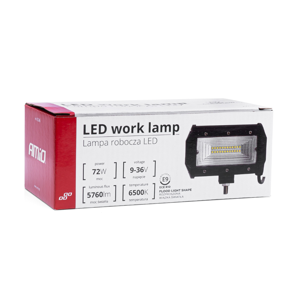 Εικόνα 4 από 4 — Amio – ΠΡΟΒΟΛΕΑΣ ΕΡΓΑΣΙΑΣ WORKING LAMP 24xSMD LED 72W 9-36V 5760lm 6500K 135x75x55mm AWL35 – 1 TEM. (03246/AM)