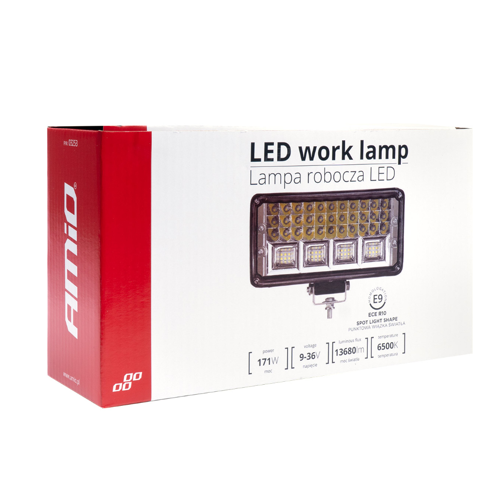 Εικόνα 6 από 6 — Amio – ΠΡΟΒΟΛΕΑΣ ΕΡΓΑΣΙΑΣ WORKING LAMP 57xSMD 171W 9-36V 13.680lm 6.500K 230x110x60mm AWL42 – 1 TEM. (03253/AM)