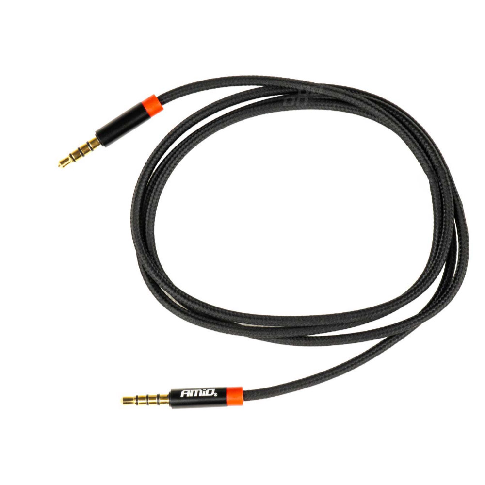 Εικόνα 2 από 3 — Amio – ΚΑΛΩΔΙΟ ΣΥΝΔΕΣΗΣ AUX MINI JACK>JACK 3,5mm 100cm – 1 TEM. (03269/AM)