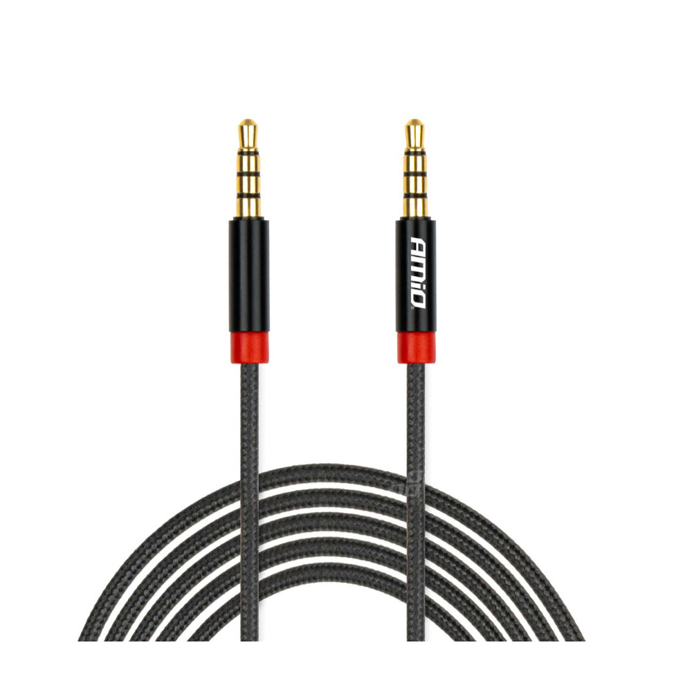 Εικόνα 1 από 3 — Amio – ΚΑΛΩΔΙΟ ΣΥΝΔΕΣΗΣ AUX MINI JACK>JACK 3,5mm 250cm – 1 TEM. (03270/AM)