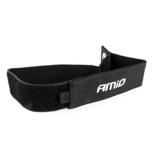 Amio - ΙΜΑΝΤΑΣ VELCRO ΓΙΑ ΣΤΗΡΙΞΗ ΠΡΟΙΟΝΤΩΝ ΣΕ ΠΟΡΤ ΜΠΑΓΚΑΖ 63X5cm ΣΕ ΜΑΥΡΟ ΧΡΩΜΑ - 1 TEM. (03284/AM)
