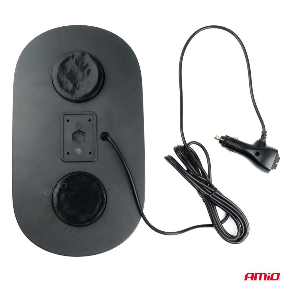 Εικόνα 6 από 10 — Amio – ΦΑΡΟΣ/ΜΠΑΡΑ MINI 12/24V 48SMD LED ΠΟΡΤΟΚΑΛΙ ΜΕ ΦΙΣ ΑΝΑΠΤΗΡΑ & ΜΑΓΝΗΤΙΚΗ ΒΑΣΗ 328x186x50mm – 1 ΤΕΜ. (03336/AM)
