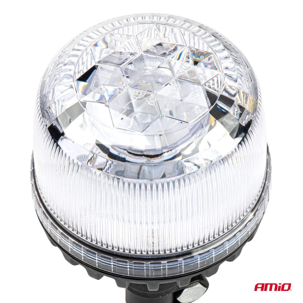 Εικόνα 4 από 7 — Amio – ΦΑΡΟΣ DIAMONT W25P ΜΕ ΛΕΥΚΟ ΚΑΠΑΚΙ 12/24V 24xSMD LED ΠΟΡΤΟΚΑΛΙ ΕΛΑΣΤΙΚΟΣ ΒΙΔΩΤΟΣ 201x126mm – 1 ΤΕΜ. (03338/ΑΜ)
