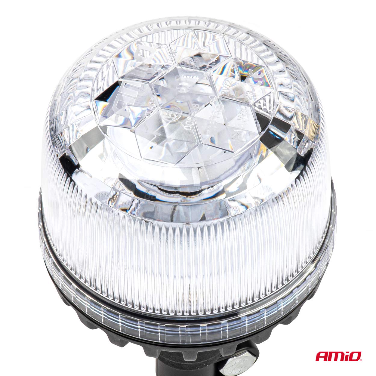Εικόνα 4 από 7 — Amio – ΦΑΡΟΣ DIAMONT W25P ΜΕ ΛΕΥΚΟ ΚΑΠΑΚΙ 12/24V 24xSMD LED ΠΟΡΤΟΚΑΛΙ ΕΛΑΣΤΙΚΟΣ ΒΙΔΩΤΟΣ 201x126mm – 1 ΤΕΜ. (03338/ΑΜ)