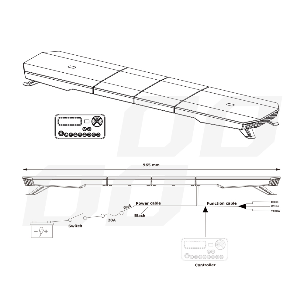 Εικόνα 7 από 8 — Amio – ΣΤΡΟΜΠΟ ΜΠΑΡΑ 12/24V 51 ΧΡΗΣΕΩΝ 108xSMD ΠΟΡΤΟΚΑΛΙ LED 30″ ΜΕ ΦΙΣ ΑΝΑΠΤΗΡΑ ΒΙΔΩΤH 762x280x82mm – 1 TEM. (03342/AM)