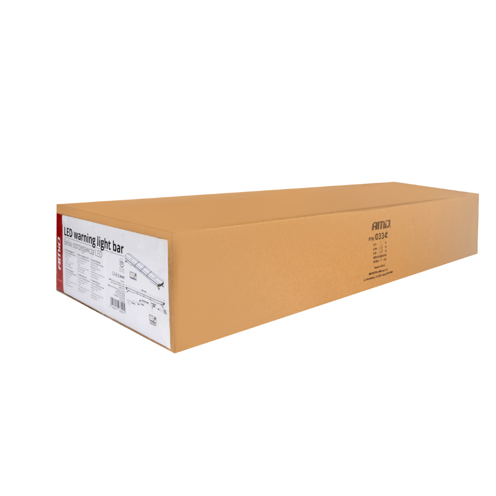 Εικόνα 8 από 8 — Amio – ΣΤΡΟΜΠΟ ΜΠΑΡΑ 12/24V 51 ΧΡΗΣΕΩΝ 108xSMD ΠΟΡΤΟΚΑΛΙ LED 30″ ΜΕ ΦΙΣ ΑΝΑΠΤΗΡΑ ΒΙΔΩΤH 762x280x82mm – 1 TEM. (03342/AM)