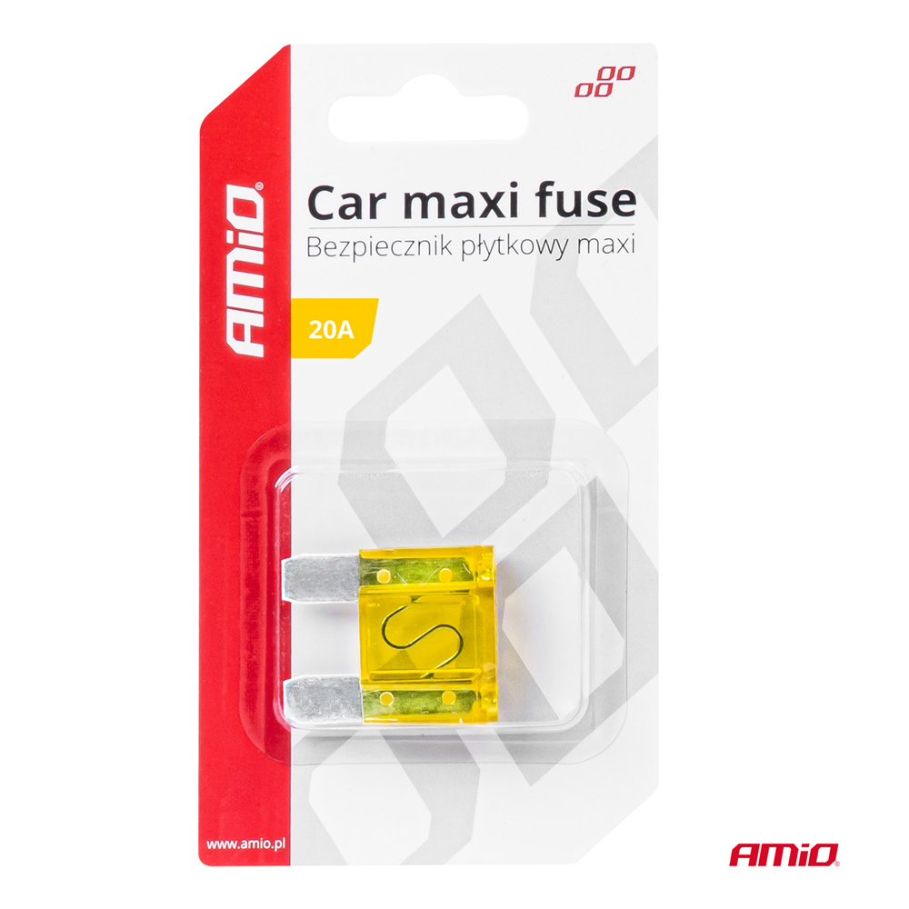 Εικόνα 3 από 3 — Amio – ΑΣΦΑΛΕΙΑ MAXI 20A – 1 Τεμ. (03381/AM)