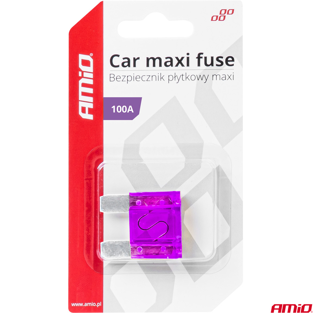 Εικόνα 3 από 3 — Amio – ΑΣΦΑΛΕΙΑ MAXI 100A – 1 Τεμ. (03387/AM)