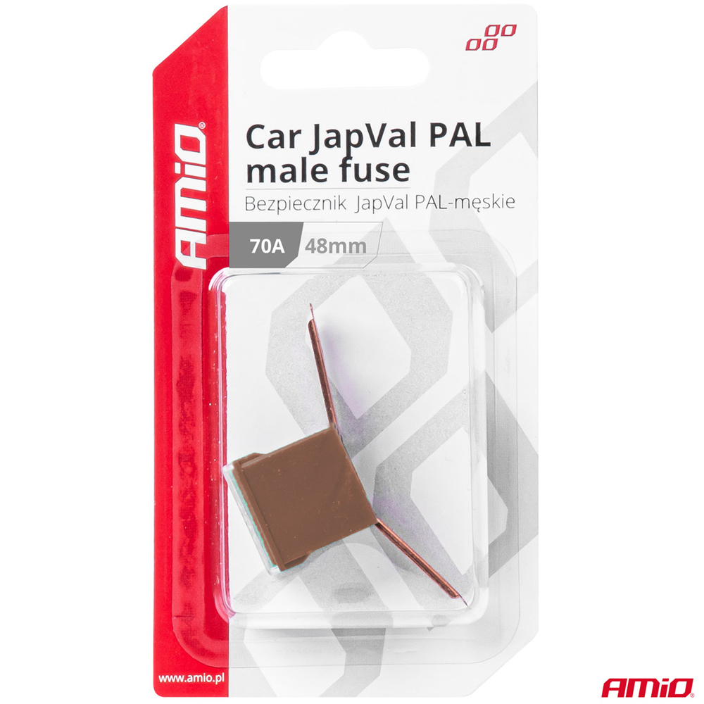 Εικόνα 3 από 3 — Amio – ΑΣΦΑΛΕΙΑ JapVal PAL ΑΡΣΕΝΙΚΗ 48mm 70A ΣΕ ΚΑΦΕ ΧΡΩΜΑ – 1 Τεμ. (03422/AM)