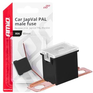 Amio - ΑΣΦΑΛΕΙΑ JapVal PAL ΑΡΣΕΝΙΚΗ 48mm 80A ΣΕ ΜΑΥΡΟ ΧΡΩΜΑ - 1 Τεμ (03423/AM)