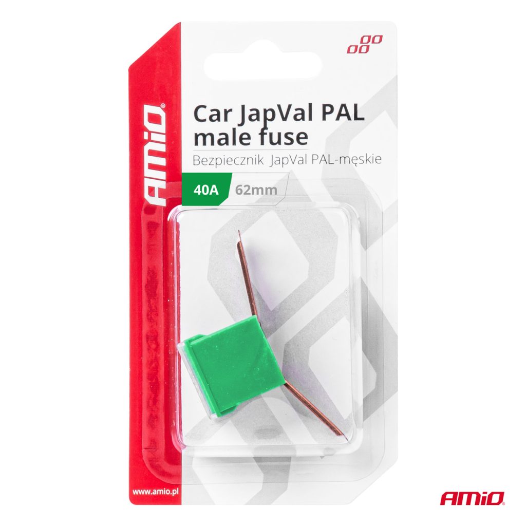 Εικόνα 3 από 3 — Amio – ΑΣΦΑΛΕΙΑ JapVal PAL ΑΡΣΕΝΙΚΗ 62mm 40A ΣΕ ΠΡΑΣΙΝΟ ΧΡΩΜΑ – 1 Τεμ. (03428/AM)