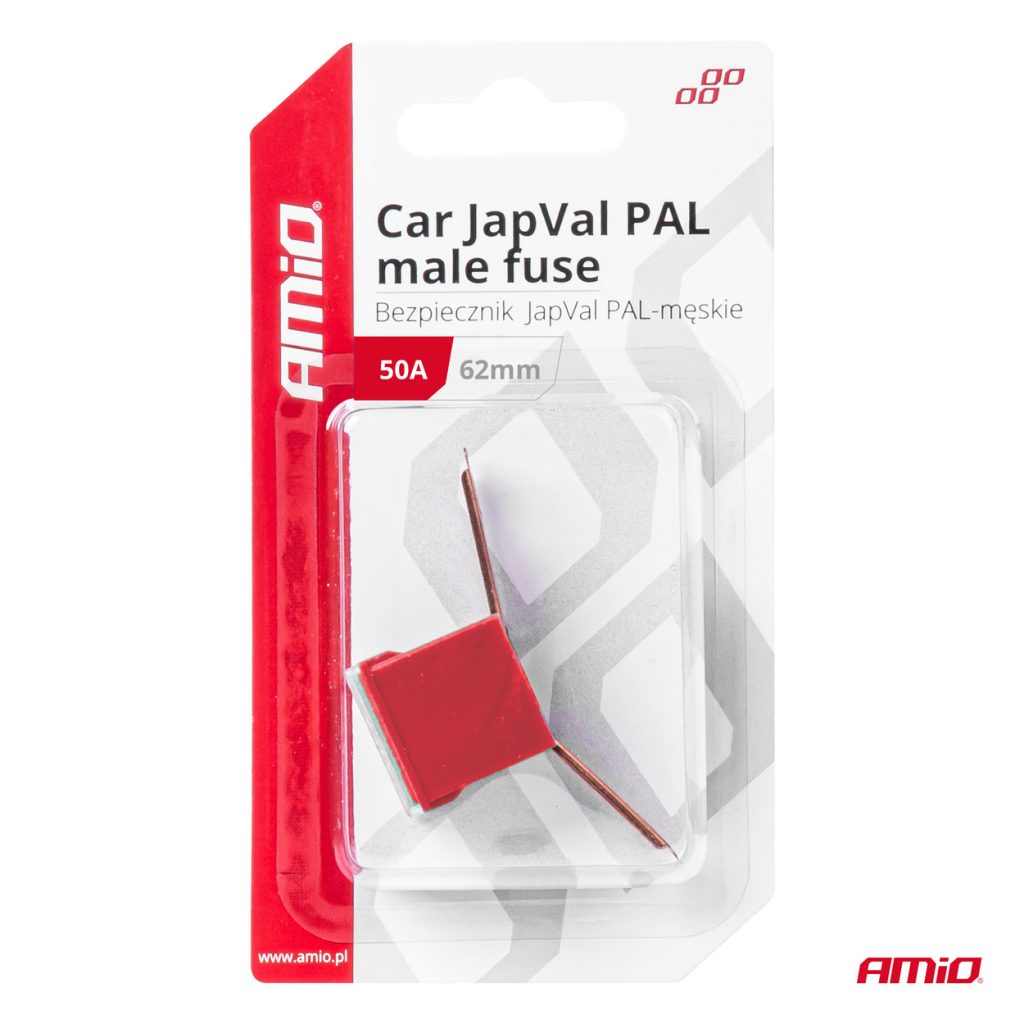 Εικόνα 3 από 3 — Amio – ΑΣΦΑΛΕΙΑ JapVal PAL ΑΡΣΕΝΙΚΗ 62mm 50A ΣΕ ΚΟΚΚΙΝΟ ΧΡΩΜΑ – 1 Τεμ. (03429/AM)