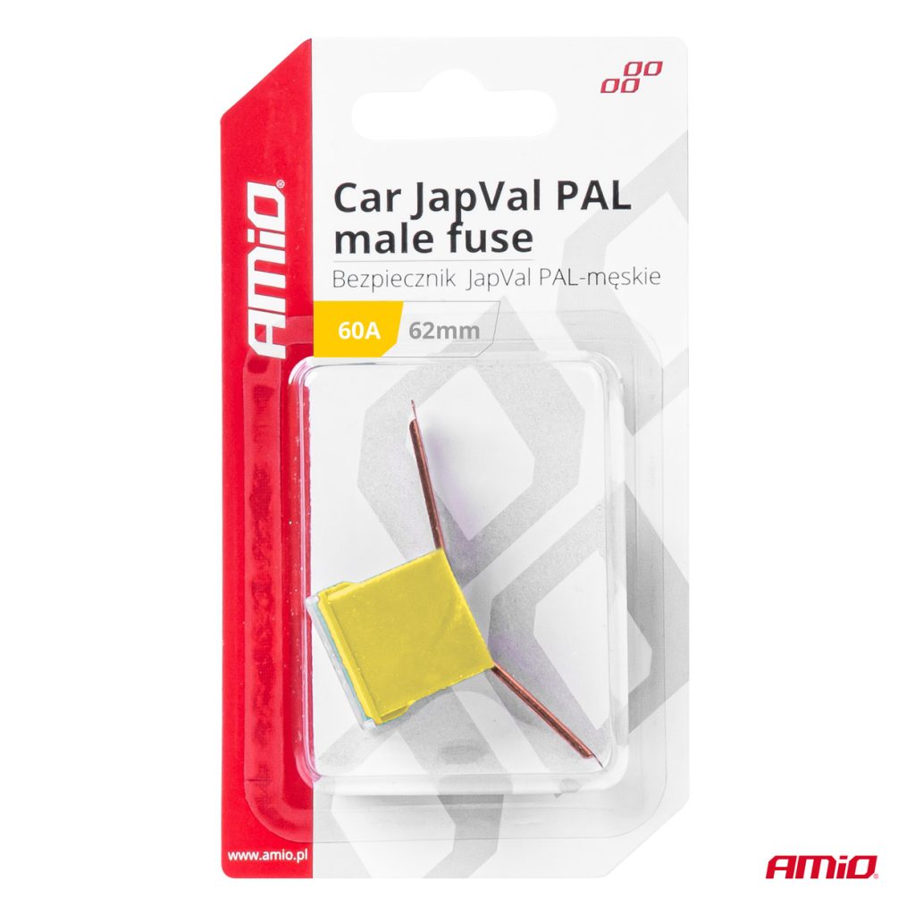 Εικόνα 3 από 3 — Amio – ΑΣΦΑΛΕΙΑ JapVal PAL ΑΡΣΕΝΙΚΗ 62mm 60A ΣΕ ΚΙΤΡΙΝΟ ΧΡΩΜΑ – 1 Τεμ. (03430/AM)