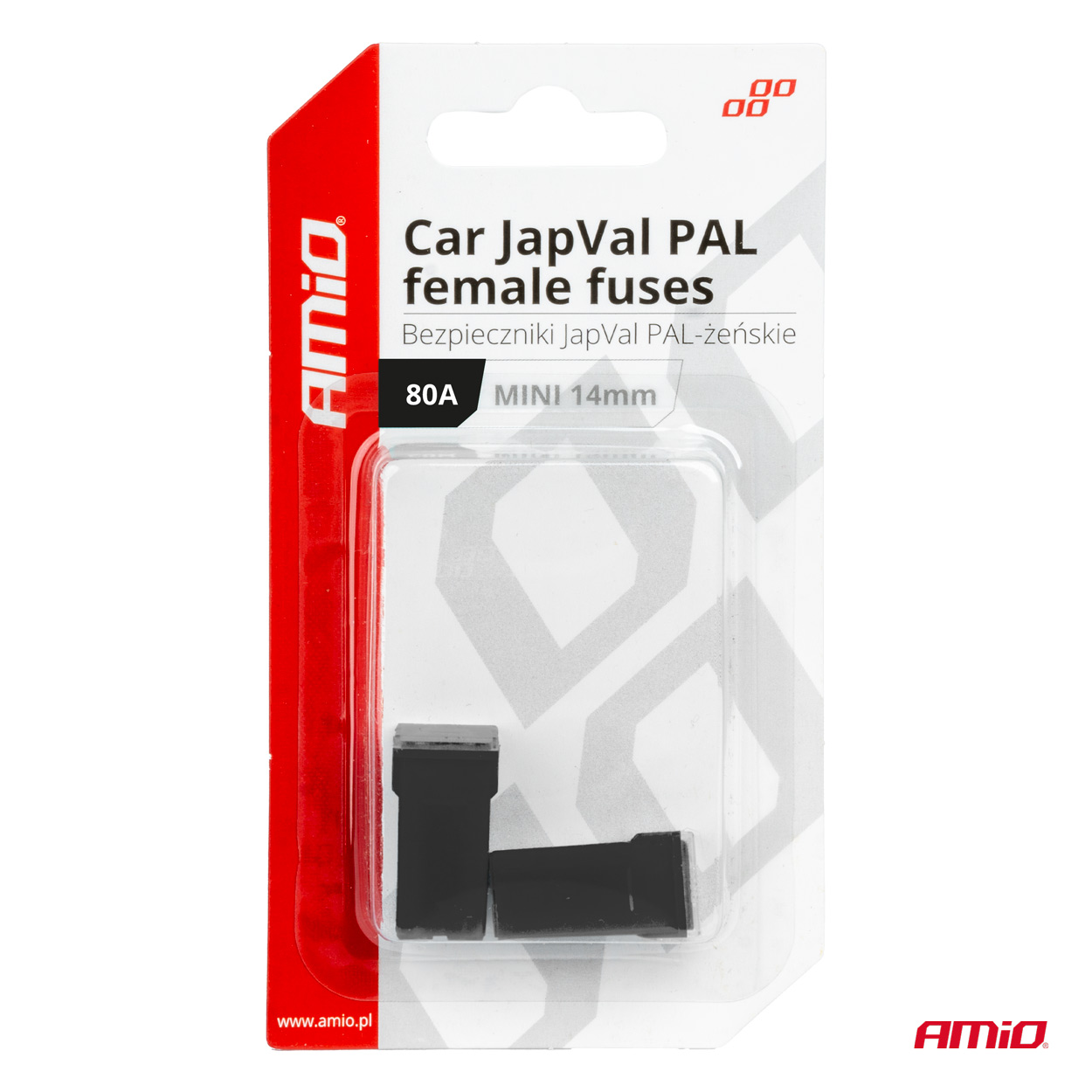 Εικόνα 3 από 3 — Amio – ΑΣΦΑΛΕΙΕΣ JapVal PAL ΜΙΝΙ 14mm ΘΗΛΥΚΕΣ 80A ΣΕ ΜΑΥΡΟ ΧΡΩΜΑ – 2 Τεμ. (03442/AM)