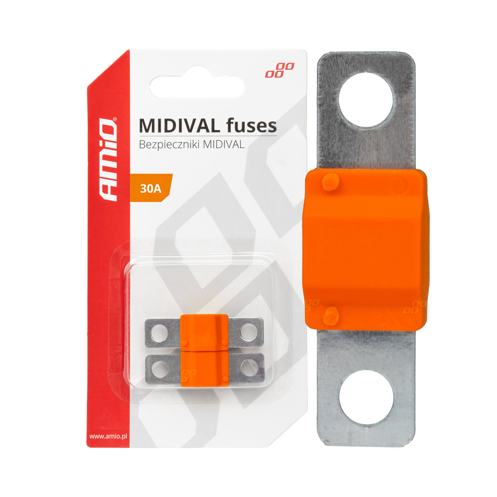 Εικόνα 1 από 3 — Amio – ΑΣΦΑΛΕΙΕΣ MIDIVAL 30A – 2 Τεμ. (03473/AM)