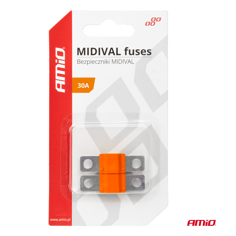 Εικόνα 3 από 3 — Amio – ΑΣΦΑΛΕΙΕΣ MIDIVAL 30A – 2 Τεμ. (03473/AM)