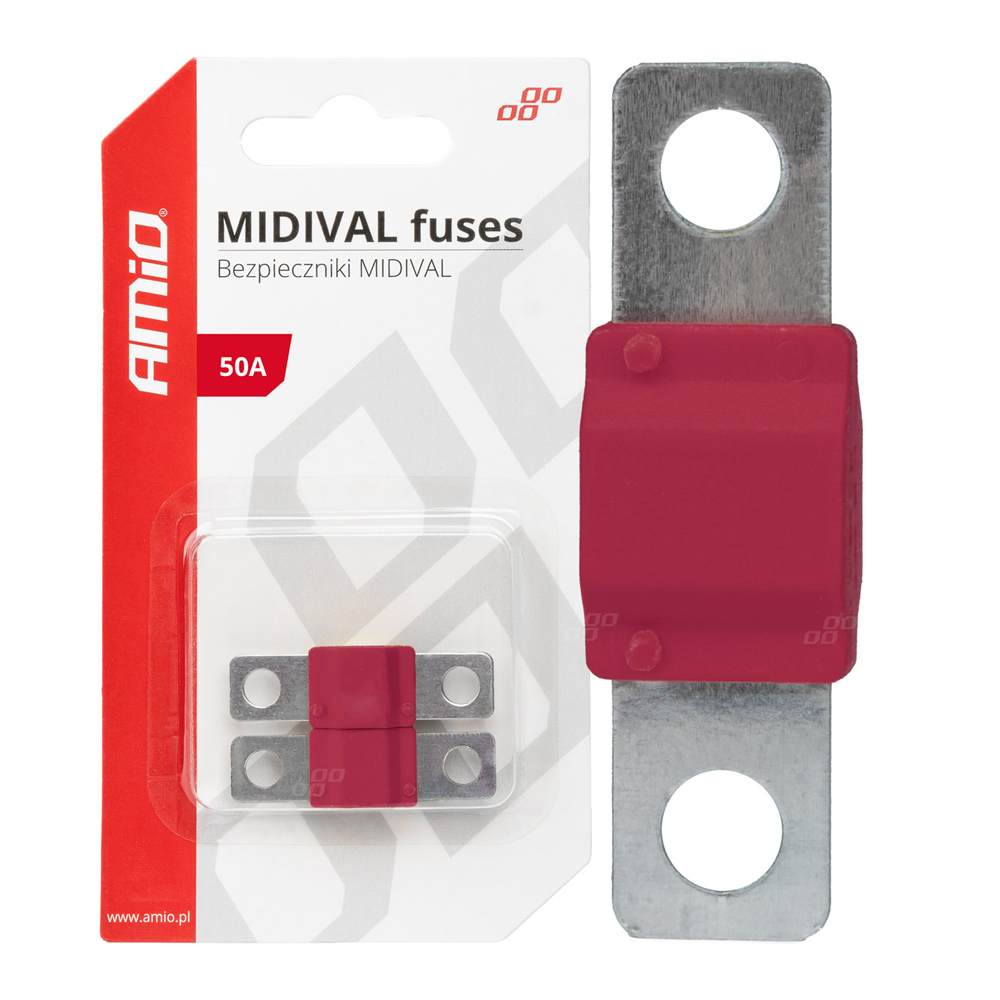 Εικόνα 1 από 2 — Amio – ΑΣΦΑΛΕΙΕΣ MIDIVAL 50A – 2 Τεμ. (03475/AM)