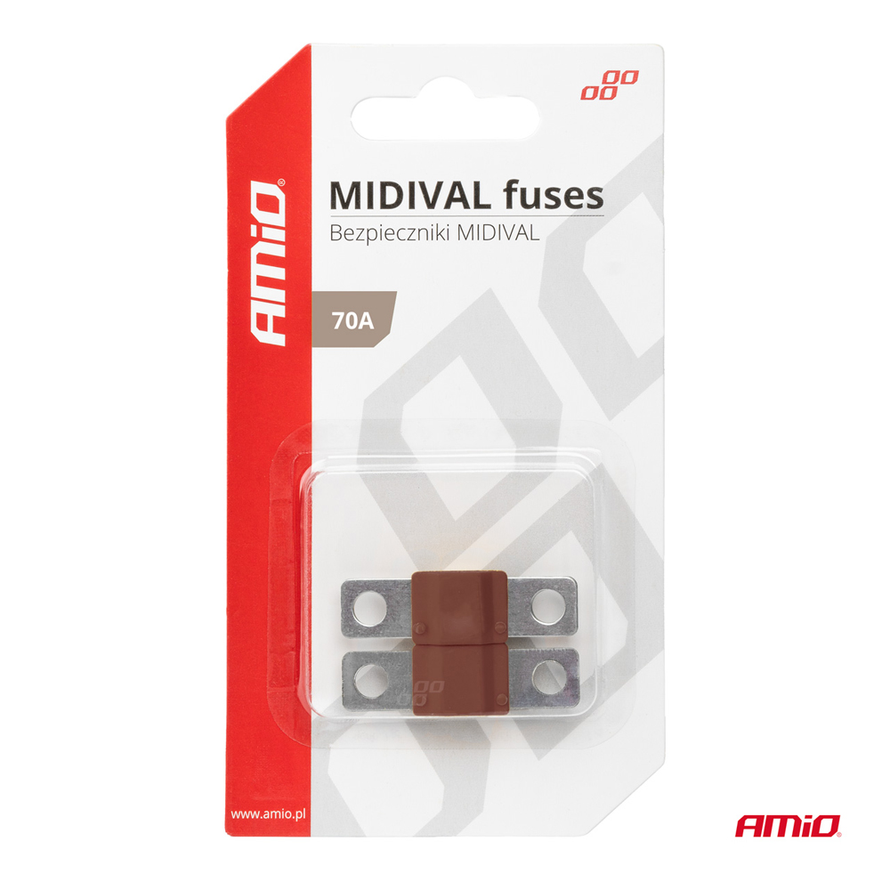 Εικόνα 3 από 3 — Amio – ΑΣΦΑΛΕΙΕΣ MIDIVAL 70A – 2 Τεμ. (03477/AM)