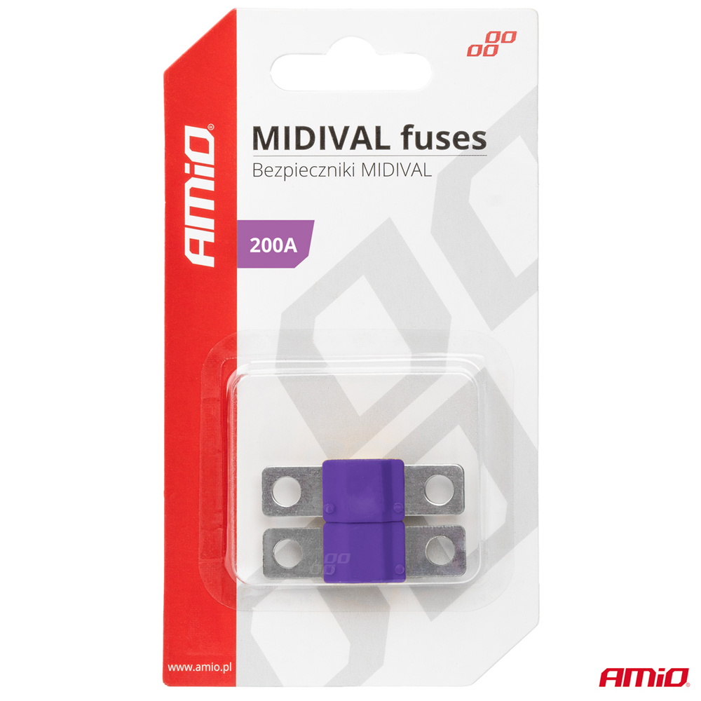 Εικόνα 3 από 3 — Amio – ΑΣΦΑΛΕΙΕΣ MIDIVAL 200A – 2 Τεμ. (03482/AM)