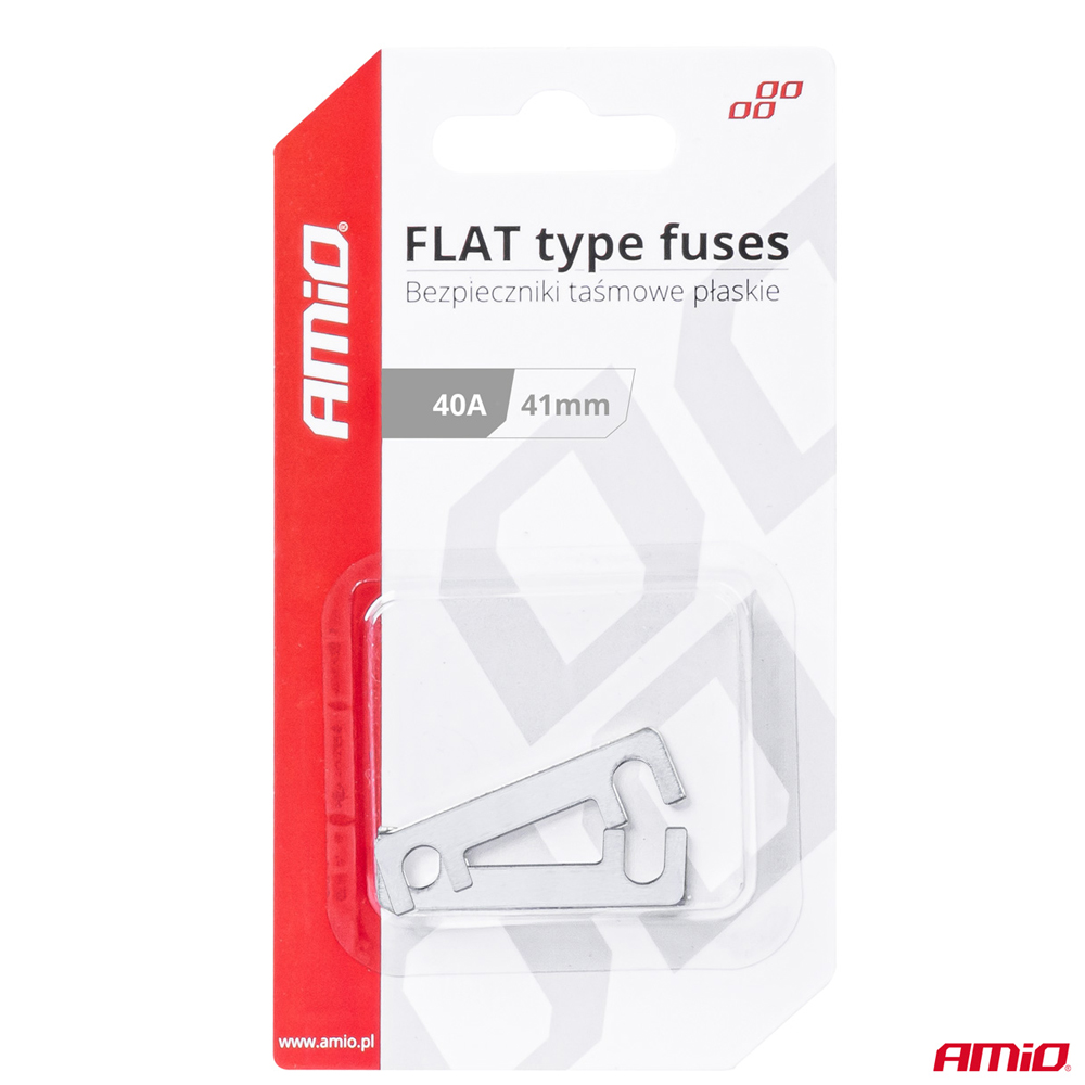 Εικόνα 3 από 3 — Amio – ΑΣΦΑΛΕΙΕΣ FLAT 41mm 40A – 2 Τεμ. (03490/AM)