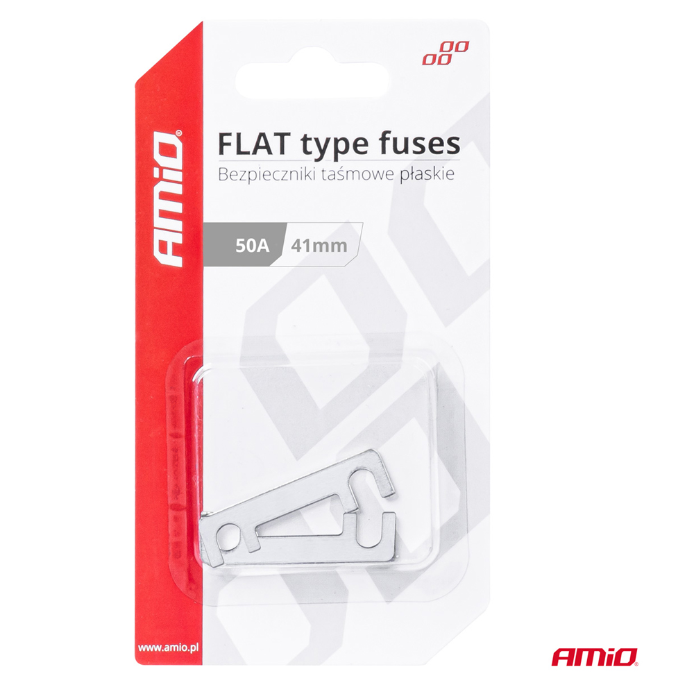 Εικόνα 3 από 3 — Amio – ΑΣΦΑΛΕΙΕΣ FLAT 41mm 50A – 2 Τεμ. (03491/AM)