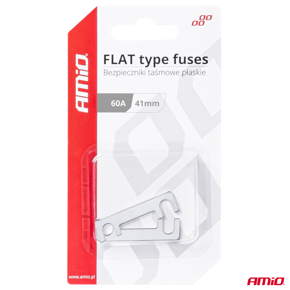 Εικόνα 3 από 3 — Amio – ΑΣΦΑΛΕΙΕΣ FLAT 41mm 60A – 2 Τεμ. (03492/AM)