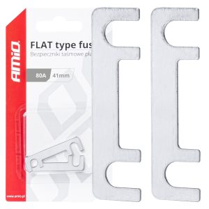 Amio - ΑΣΦΑΛΕΙΕΣ FLAT 41mm 80A - 2 Τεμ. (03493/AM)