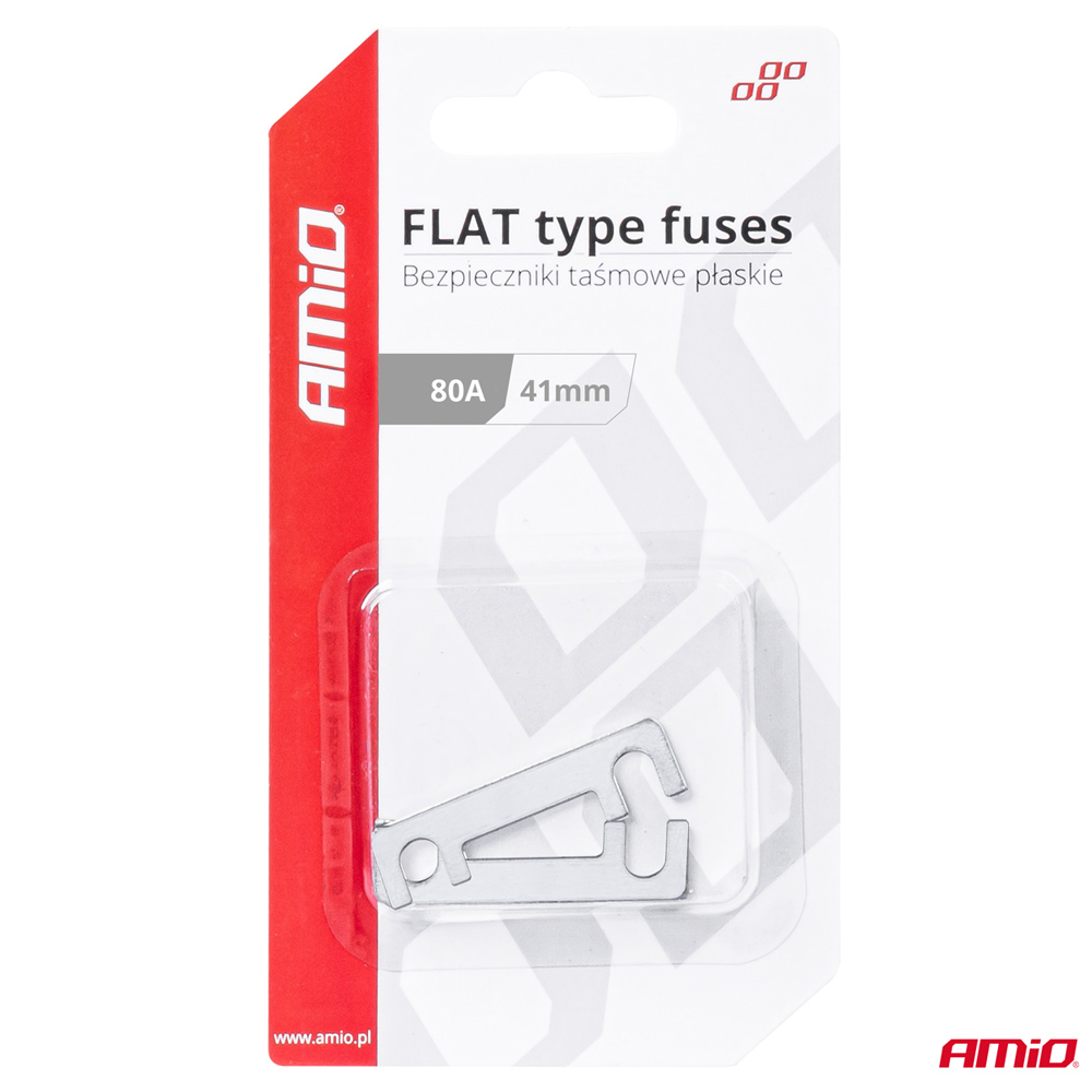 Εικόνα 3 από 3 — Amio – ΑΣΦΑΛΕΙΕΣ FLAT 41mm 80A – 2 Τεμ. (03493/AM)