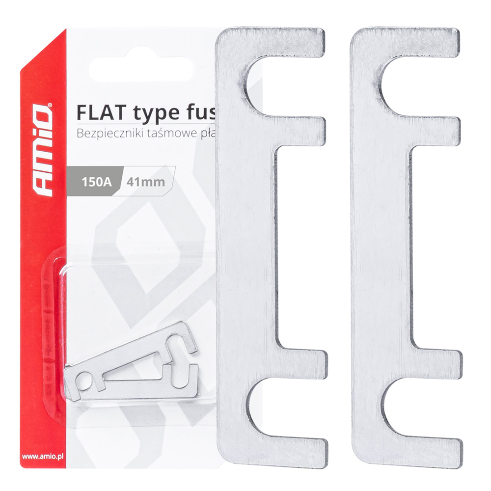 Εικόνα 1 από 4 — Amio – ΑΣΦΑΛΕΙΕΣ FLAT 41mm 150A – 2 Τεμ. (03495/AM)