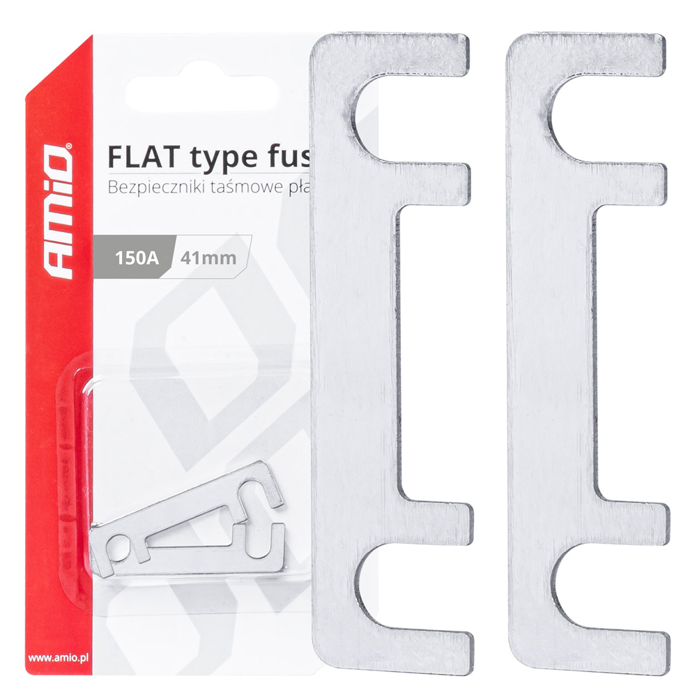 Εικόνα 3 από 4 — Amio – ΑΣΦΑΛΕΙΕΣ FLAT 41mm 150A – 2 Τεμ. (03495/AM)