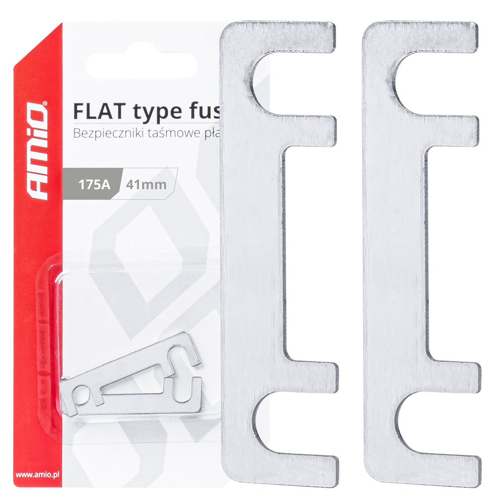 Εικόνα 1 από 3 — Amio – ΑΣΦΑΛΕΙΕΣ FLAT 41mm 175A – 2 Τεμ. (03496/AM)