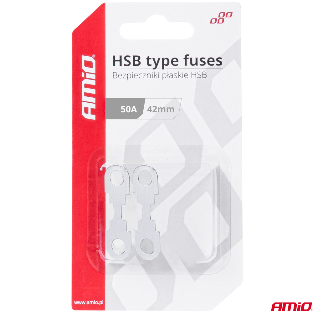 Εικόνα 3 από 3 — Amio – ΑΣΦΑΛΕΙΕΣ FLAT 42mm 50A – 2 Τεμ. (03499/AM)
