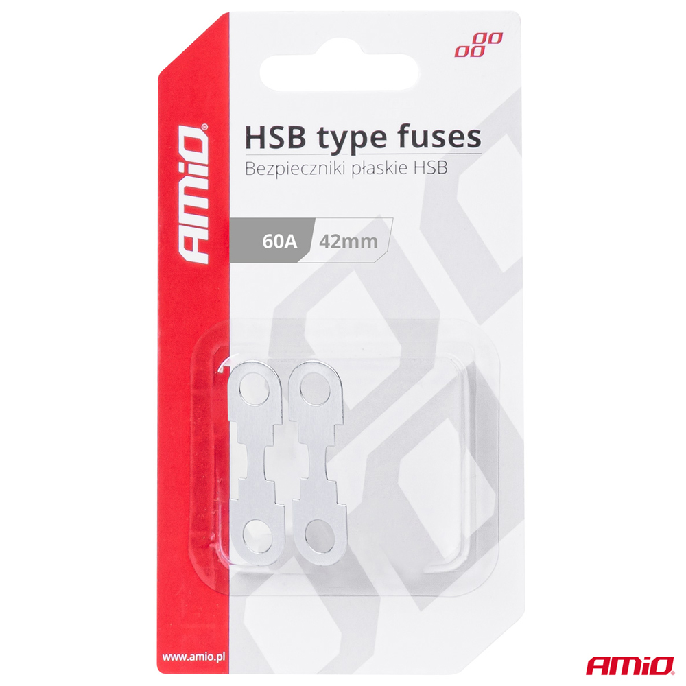 Εικόνα 3 από 3 — Amio – ΑΣΦΑΛΕΙΕΣ FLAT 42mm 60A – 2 Τεμ. (03500/AM)