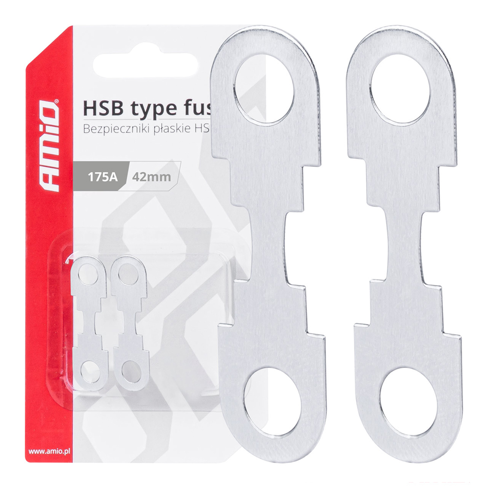 Εικόνα 1 από 3 — Amio – ΑΣΦΑΛΕΙΕΣ FLAT 42mm 175A – 2 Τεμ. (03505/AM)
