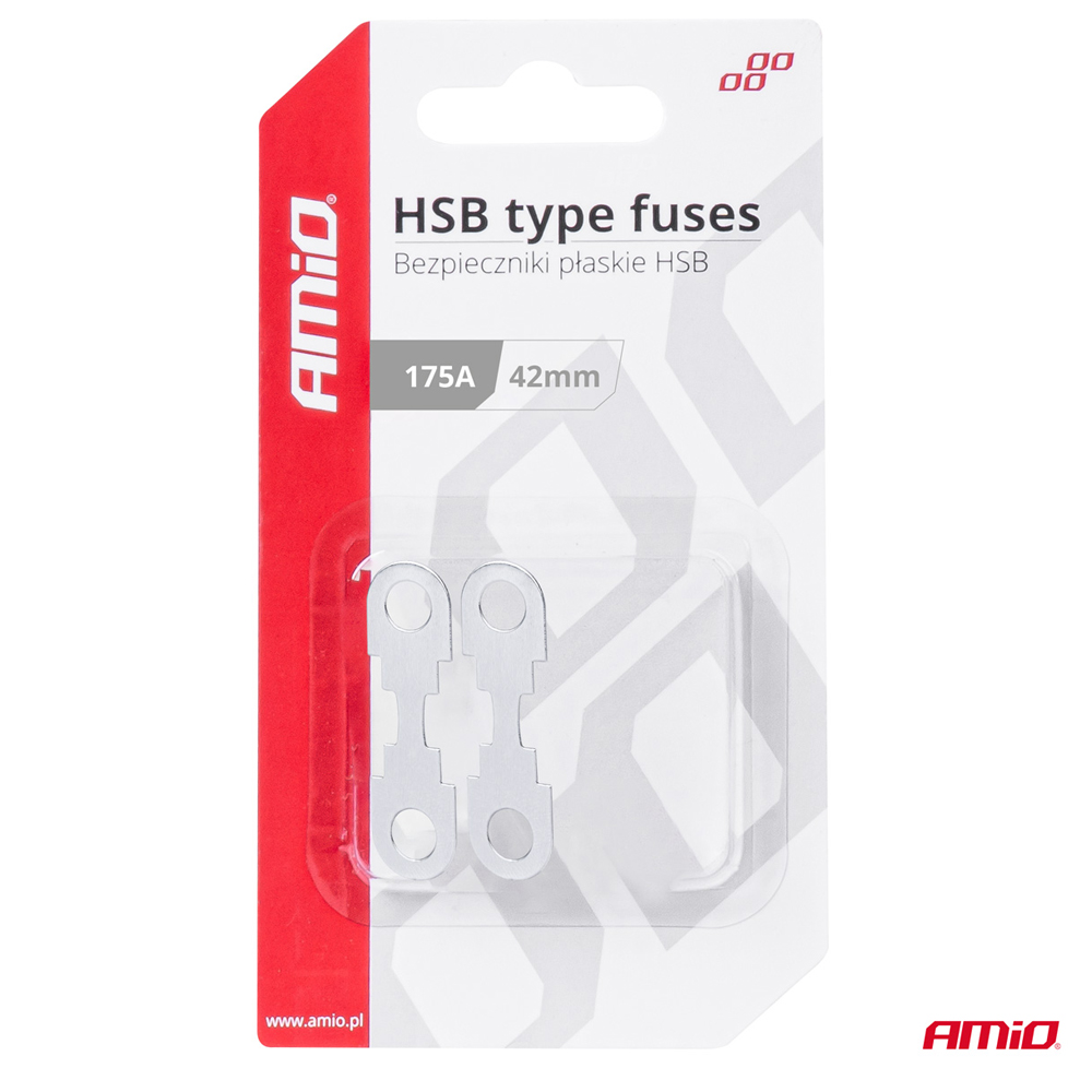 Εικόνα 3 από 3 — Amio – ΑΣΦΑΛΕΙΕΣ FLAT 42mm 175A – 2 Τεμ. (03505/AM)