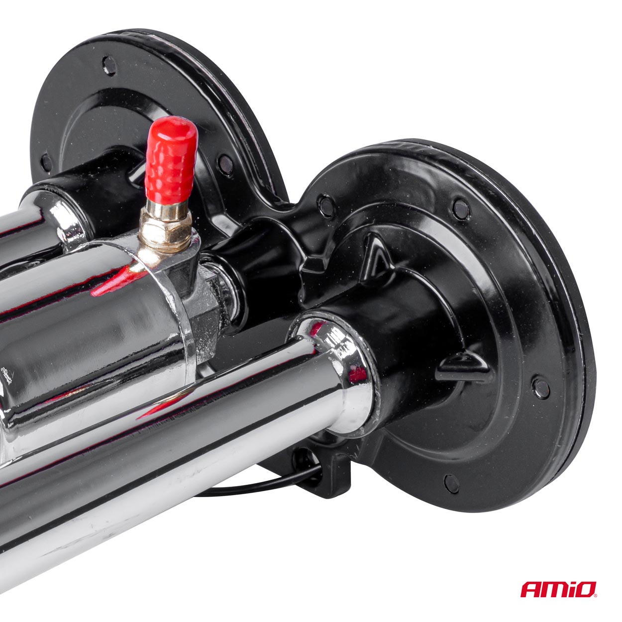 Εικόνα 3 από 6 — Amio – ΚΟΡΝΑ ΠΝΕΥΜΑΤΙΚΗ 12/24V 118db ΔΙΠΛΗ 2 ΤΟΝΩΝ ΧΡΩΜΙΟ – 1 ΤΕΜ. (03617/AM)